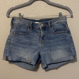Old navy jean shorts, sized 2